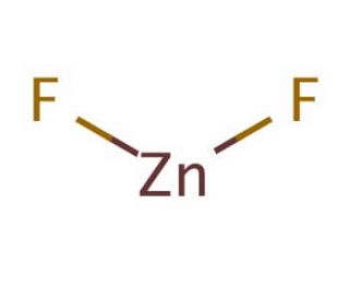 Zinc fluoride (CAS 7783-49-5) - chemical structure image