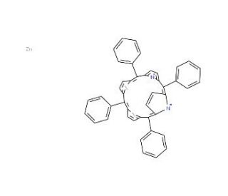 Zinc meso-tetraphenylporphine (CAS 14074-80-7) - chemical structure image