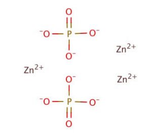 Zinc phosphate (CAS 7779-90-0) - chemical structure image