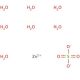 Zinc sulfate heptahydrate (CAS 7446-20-0) - chemical structure image