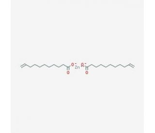 Zinc undecylenate (CAS 557-08-4) - chemical structure image