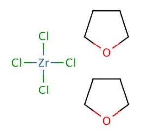 Zirconium(IV) chloride tetrahydrofuran complex (1:2) (CAS 21959-01-3) - chemical structure image