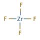Zirconium(IV) fluoride (CAS 7783-64-4) - chemical structure image