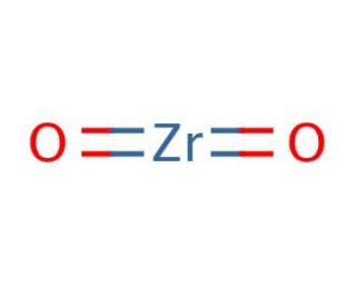 Zirconium(IV) oxide (CAS 1314-23-4) - chemical structure image