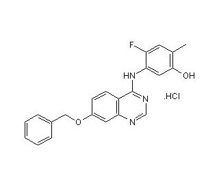 ZM 323881 hydrochloride (CAS 324077-30-7) - chemical structure image
