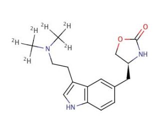 Zolmitriptan-D6 (Major) (CAS 1217644-84-2) - chemical structure image