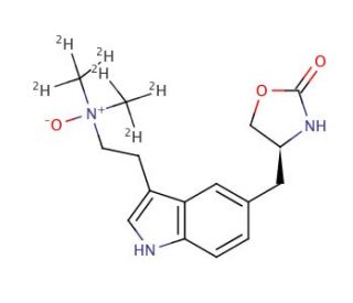 Zolmitriptan-d6 N-Oxide - chemical structure image