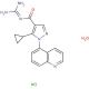 Zoniporide hydrochloride (CAS 241800-98-6) - chemical structure image