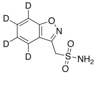 Zonisamide-d4 (CAS 1020720-04-0) - chemical structure image