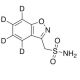 Zonisamide-d4 (CAS 1020720-04-0) - chemical structure image