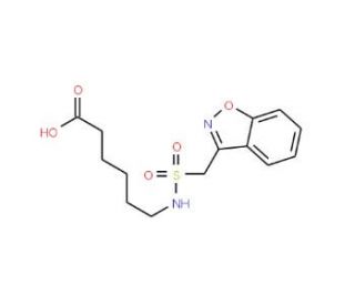 Zonisamide-N-(6-hexanoic Acid) - chemical structure image