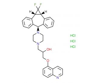 Zosuquidar trihydrochloride (CAS 167465-36-3) - chemical structure image