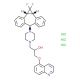Zosuquidar trihydrochloride (CAS 167465-36-3) - chemical structure image