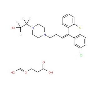 Zuclopenthixol-d4 Succinate Salt (CAS 1246833-97-5) - chemical structure image